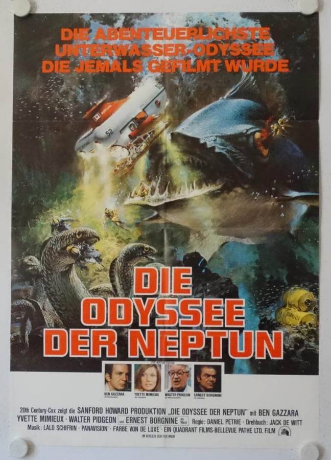 Die Odyssee der Neptun originales deutsches Filmplakat